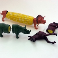 How to Make Toy Animal Corn on the Cob Holders